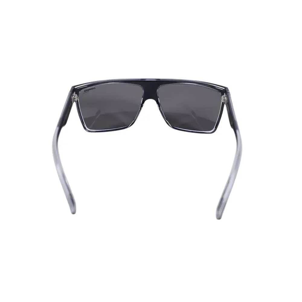 Carrera Men's Square Lightweight Sunglasses - Black Crystal/Grey Polarized - NWT